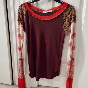 Free People boho shirt!! New with tags!